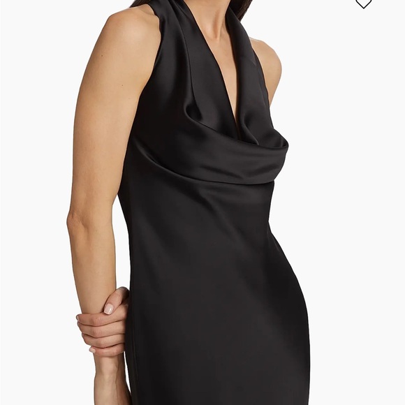 Norma Kamali Black Midi Dress - Picture 7 of 9